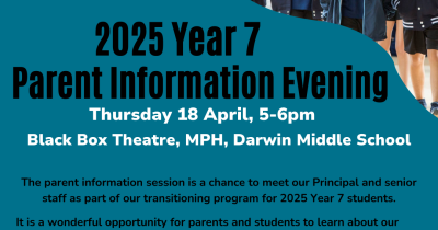 2025 Year 7 Parent Information Evening 2025 Year 7 Parent Information Evening